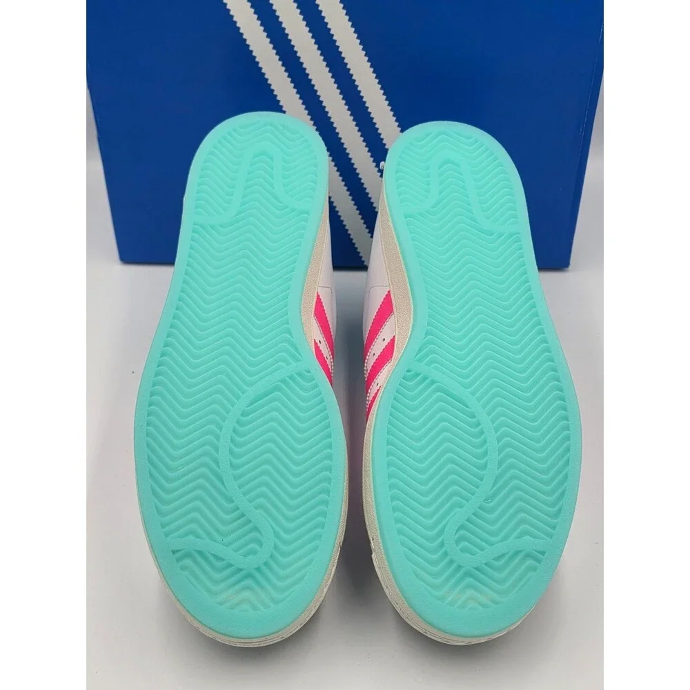 Adidas Superstar Messi White Lucid Pink Flash Aqua JR1979 Men’s 10 New in Box
